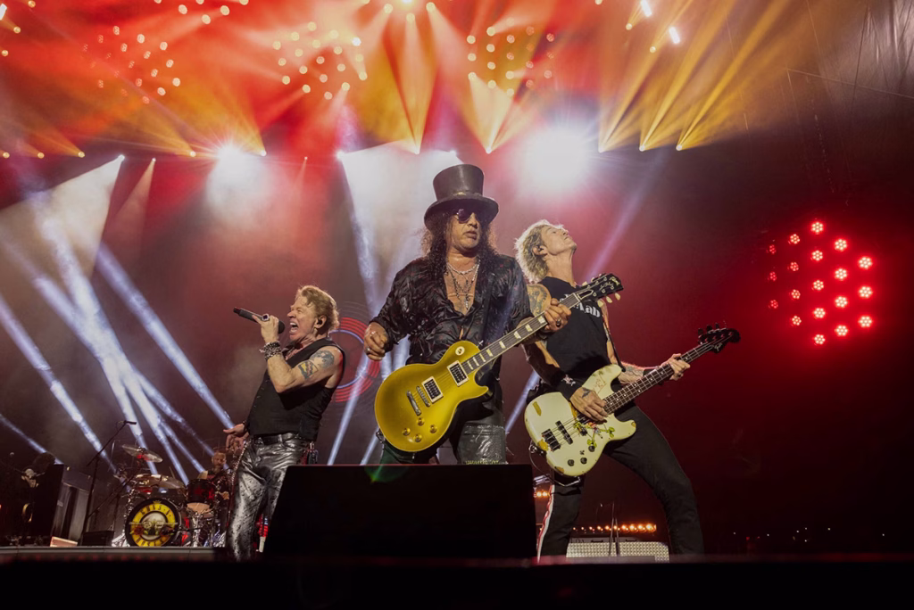 Guns N’ Roses performing