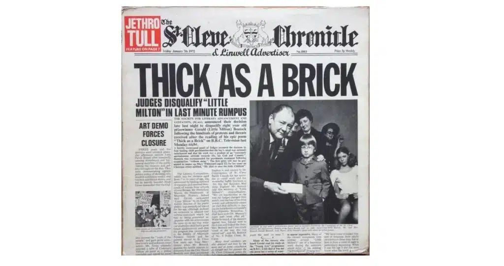 Jethro Tull + Thick as a Brick + Album