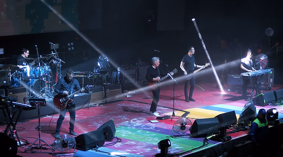New Order performin