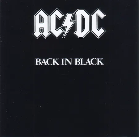 AC/DC + Back in Black + Album